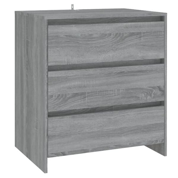 vidaXL Sideboard Grey Sonoma 70x41x75 cm Engineered Wood