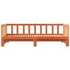 vidaXL Pull-out Day Bed Wax Brown 193.5 x 184 x 66 cm Solid Pine Wood