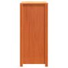 vidaXL Side Cabinet Wax Brown 100x40x90 cm Solid Wood Pine