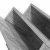 vidaXL Magazine Rack Grey Sonoma 90 x 53 x 28.5 cm Engineered Wood