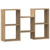 vidaXL Wall Shelf Artisian Oak 96x18x60 cm Engineered Wood