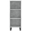 vidaXL Highboard Concrete Grey 34.5x32.5x180 cm Engineered Wood