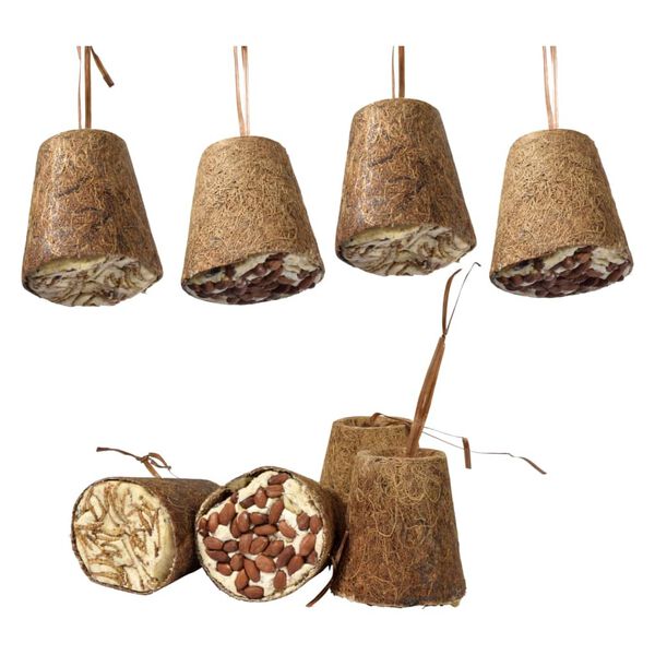 dobar 8-Piece Filled Bird Feeding Bells