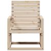 vidaXL Garden Chair 57.5x63x76 cm Solid Wood Pine