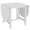 vidaXL Extendable Dining Table White (75-180)x75x74 cm MDF