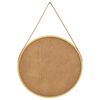 vidaXL Wall Mirror with Strap 60 cm Gold