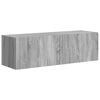 vidaXL TV Wall Cabinet Set Wall-mounted 6 pcs Grey Sonoma