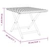 vidaXL Folding Table Grey 45x35x32 cm Poly Rattan
