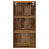 vidaXL Hanging Cabinet Old Wood 40 x 29.5 x 80 cm Engineered Wood