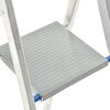 vidaXL Aluminium Step Ladder 3 Steps 150 kg