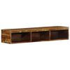vidaXL Wall-mounted TV Cabinet 100x30x19 cm Solid Wood Reclaimed