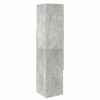 vidaXL Corner Cabinet Concrete Grey 32x32x140cm Engineered Wood