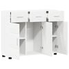 vidaXL Sideboard FLORIN White 88.5 x 30.5 x 73 cm Engineered Wood