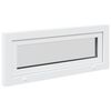 vidaXL Basement Window RISOR 100x40 cm Tilt 2 Glazing White