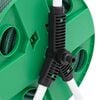 vidaXL Free Standing Green Hose Reel with Hose Fitting Set 0.5" 30 m PVC