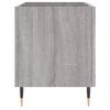 vidaXL Record Cabinet Grey Sonoma 74.5x38x48 cm Engineered Wood