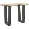 vidaXL Coffee Table Legs V-Shape 2 pcs Anthracite 28x(42-43.3) cm Steel