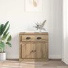 vidaXL Highboard Artisan Oak 70 x 35.5 x 67.5 cm Engineered Wood