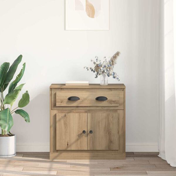 vidaXL Highboard Artisan Oak 70 x 35.5 x 67.5 cm Engineered Wood