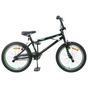 vidaXL BMX Bike 20 Inches for over 9 Years Old Black