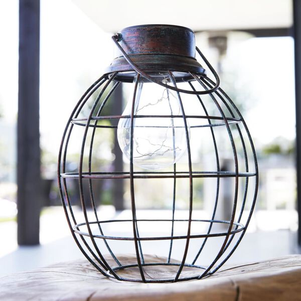 Luxform Solar LED Garden Lantern Tango Green 30101