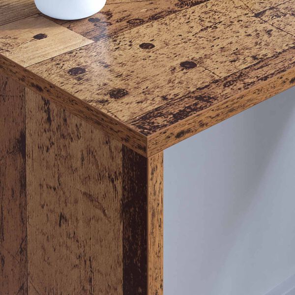 vidaXL Wall-Mounted Desk Old Wood 80 x 45 x 30 cm Engineered Wood