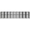 vidaXL Outdoor Dog Kennel Steel 16.59 m&sup2;