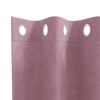 vidaXL Blackout Curtains 2 pcs Dark Pink 140 x 175 cm Velvet