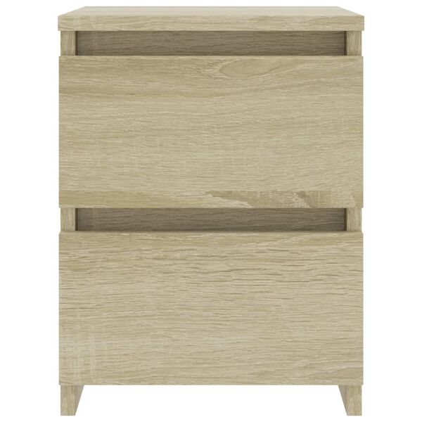 vidaXL Bedside Cabinet Sonoma Oak 30x30x40 cm Engineered Wood