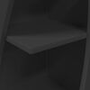 vidaXL Corner Cabinet Black 32x32x140cm Engineered Wood