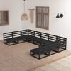 vidaXL 9 Piece Garden Lounge Set Solid Pinewood