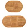 vidaXL Garden Dining Set 7 pcs Brown 200 x 100 x 75 cm Solid teak wood
