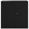vidaXL File Cabinet Black 90x40x90 cm Steel