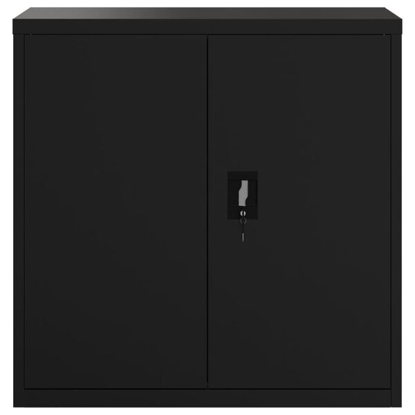 vidaXL File Cabinet Black 90x40x90 cm Steel