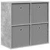 vidaXL Sideboard with Drawer Concrete Grey 68.5 x 32 x 67 cm