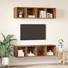 vidaXL TV Cabinet Set 4 pcs Old Wood 37 x 37 x 72 cm Engineered Wood