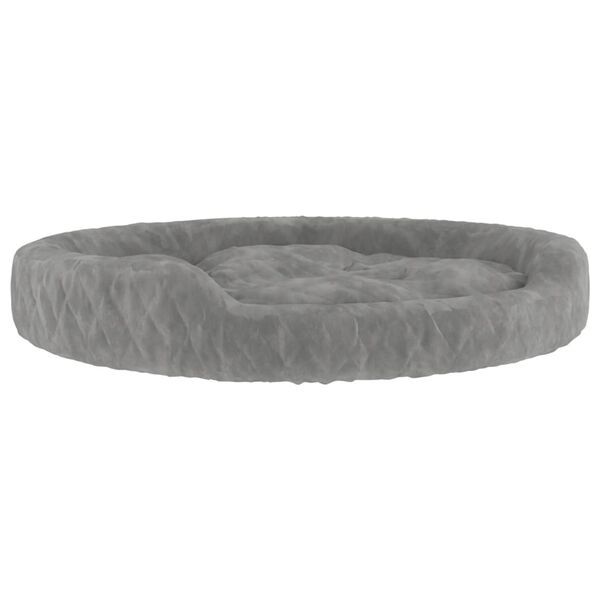 vidaXL Dog Bed Grey 110x90x23 cm Plush