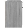 vidaXL Desk Grey Sonoma 100x50x75 cm Engineered Wood