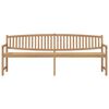 vidaXL Garden Bench 228x59.5x90 cm Solid Teak Wood