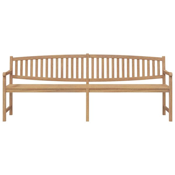 vidaXL Garden Bench 228x59.5x90 cm Solid Teak Wood