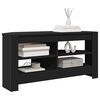 vidaXL Corner TV Cabinet Black 102 x 40.5 x 45 cm Engineered Wood