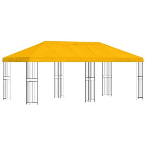 vidaXL 6 x 3 m Yellow Polyester and Steel 190