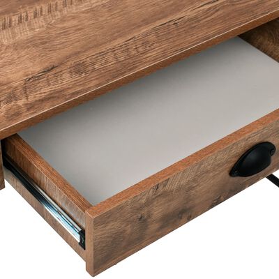 vidaXL Writing Desk with Drawer 110x55x75 cm Oak Colour