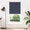 vidaXL Roller Blind Blackout Marine 90x230 cm Fabric Width 85.7 cm Polyester