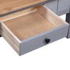 vidaXL Coffee Table Grey 100x60x43.5 cm Solid Pine Wood Panama Range