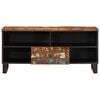 vidaXL TV Cabinet 100x33x46 cm Solid Wood Reclaimed&Engineered Wood