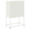 vidaXL Highboard White 68.5x38.5x107 cm Steel