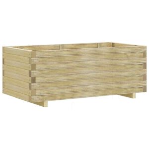 vidaXL Raised Bed 100x50x40 cm Wood Rectangular
