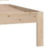 vidaXL Bed Frame without Mattress Solid Wood Pine 90x200cm