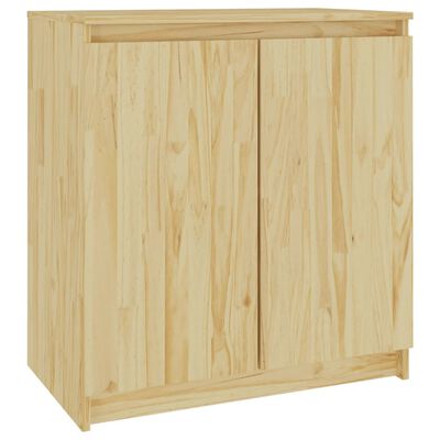 vidaXL Side Cabinet 60x36x65 cm Solid Wood Pine